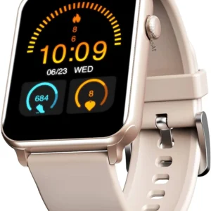 boAt Wave Call Smart Watch, Smart Talk w/Advanced Bluetooth Calling Chip, IP68(Cherry Blossom)